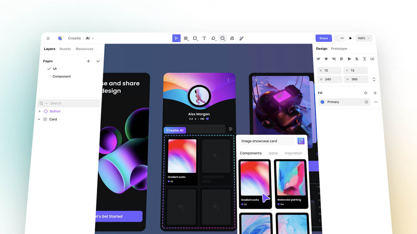 Illustration pour l'article Creatie.ai : L'outil de design assisté par l'intelligence artificielle - Design UX/UI