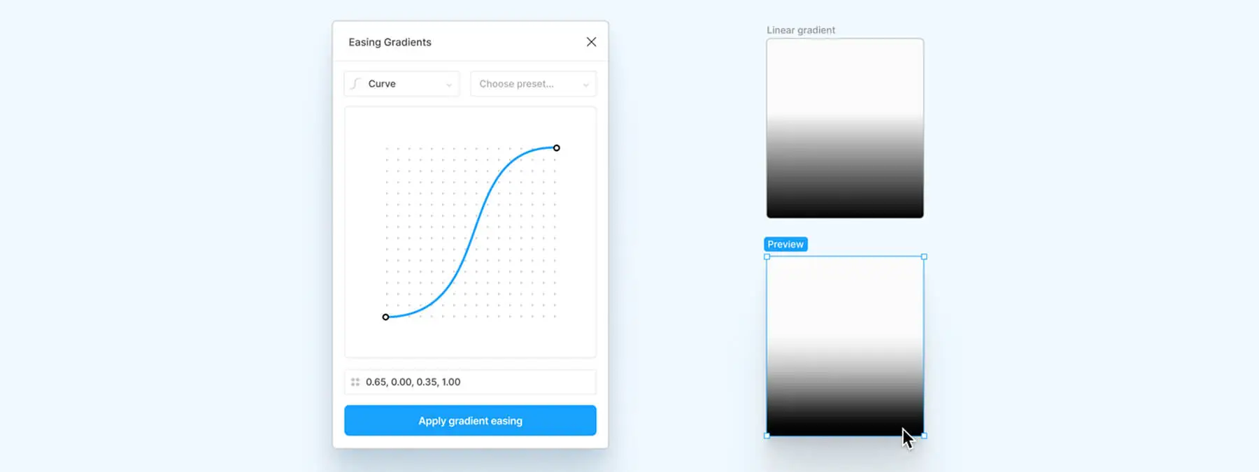 Easing Gradients : Le plugin Figma qui adoucit vos dégradés