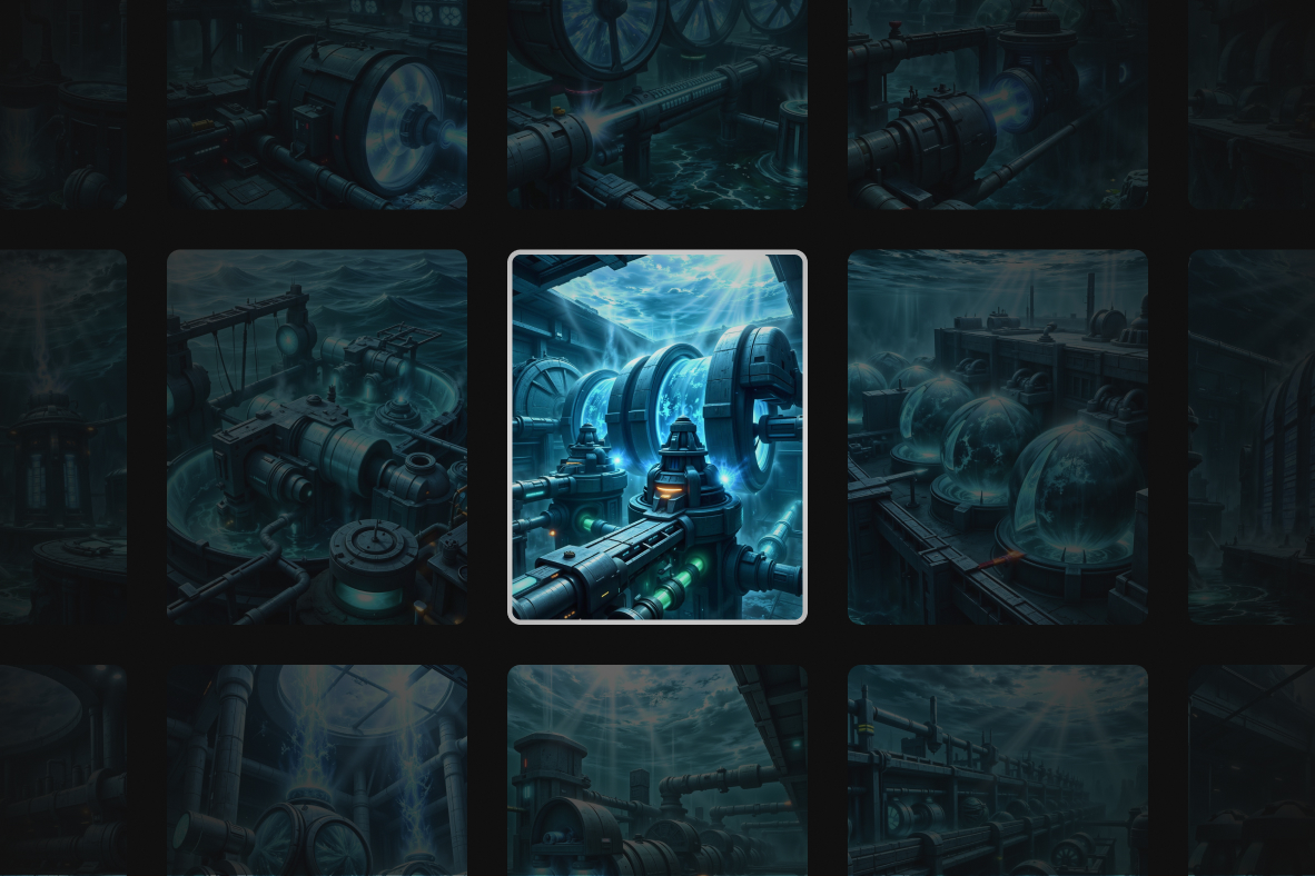 Screenshot of iterations for a visual - UX/UI interface and design