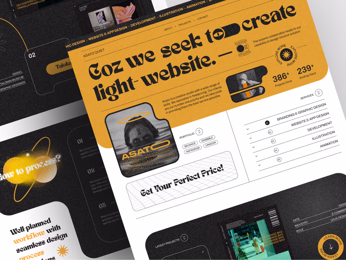 Illustration pour l'article Le Néo-Brutalisme : Un Vent de Liberté dans le Design d’Interface - Design UX/UI