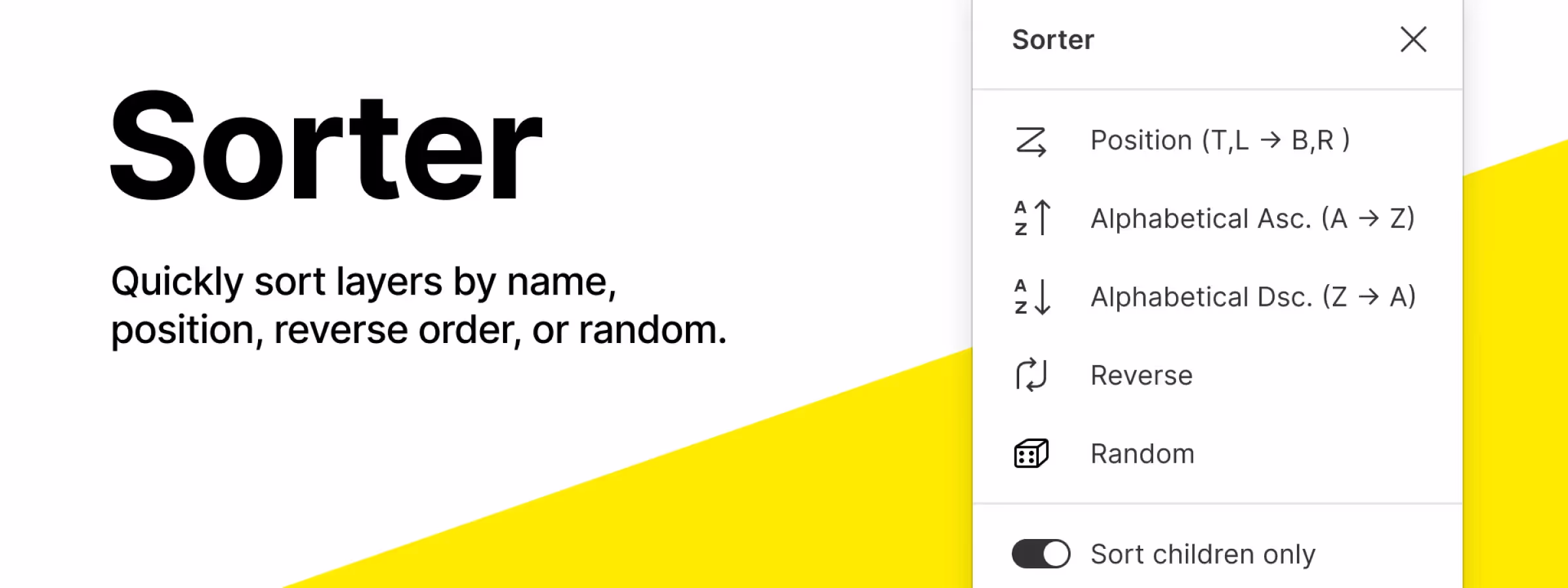 Organisez rapidement vos calques et frames avec le plugin Figma “Sorter”
