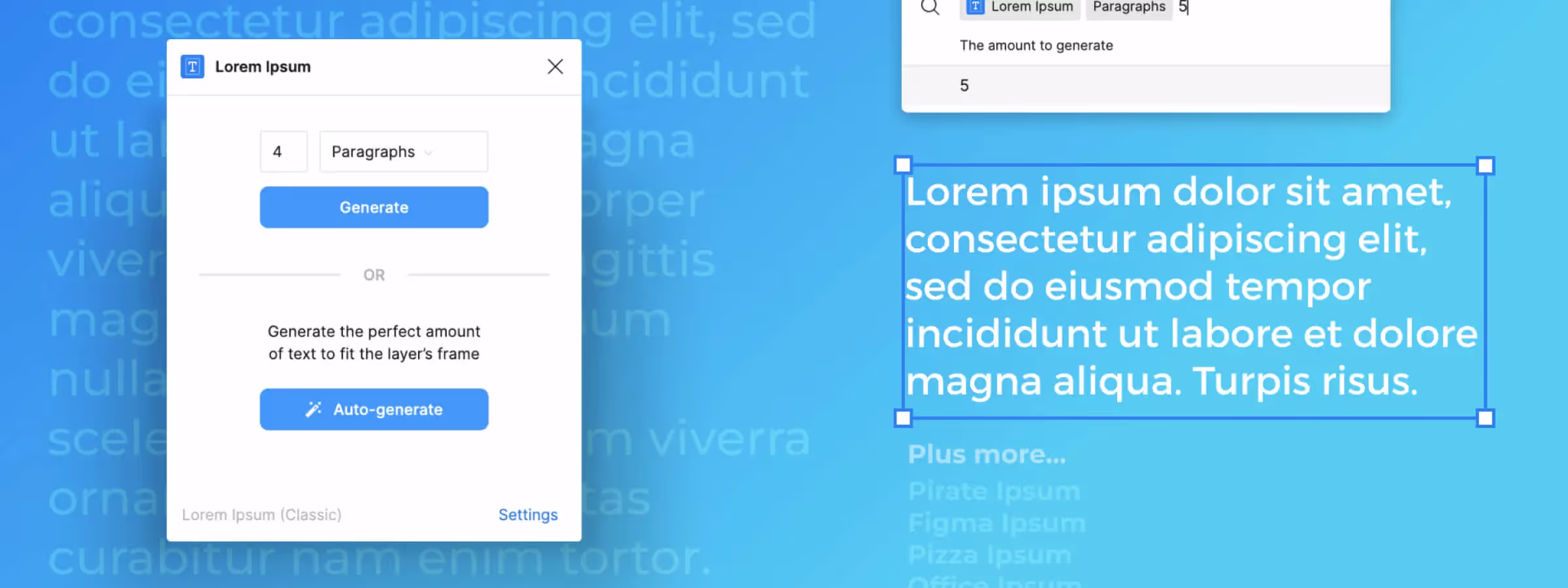 Simplifiez Votre Conception avec du Texte Factice grâce au Plugin Figma "Lorem Ipsum"
