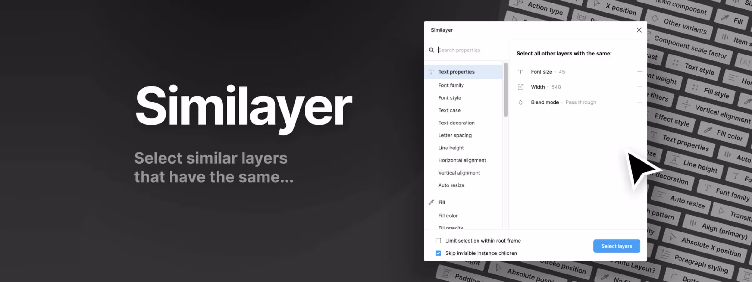 Trouvez facilement n’importe quel élément dans votre fichier Figma avec “Similayers”