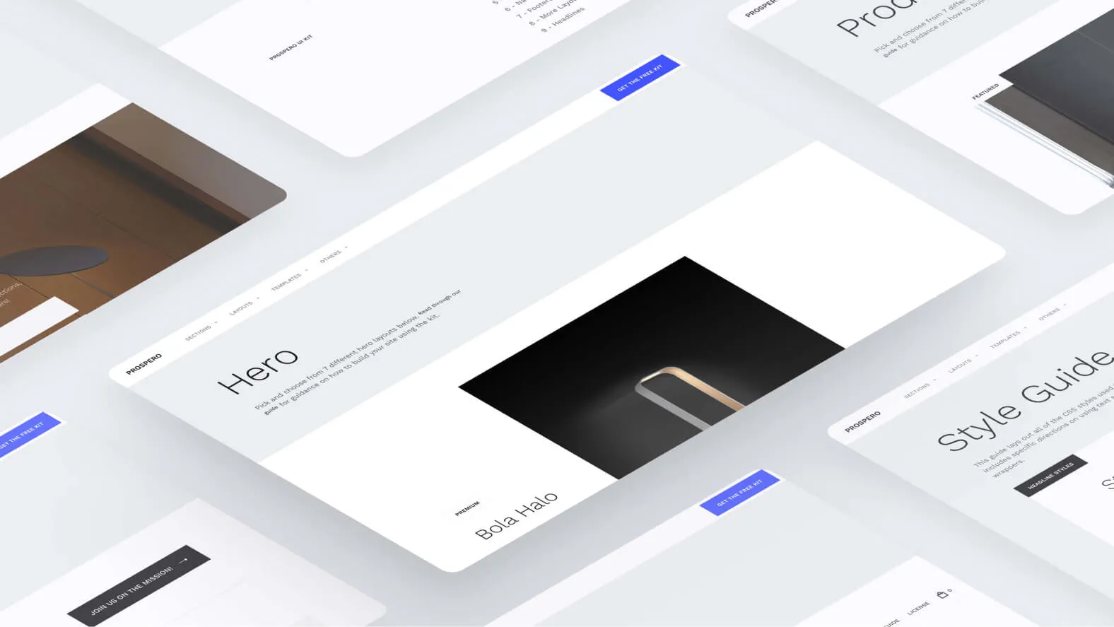 Prospero UI Kit with ready-to-use components
