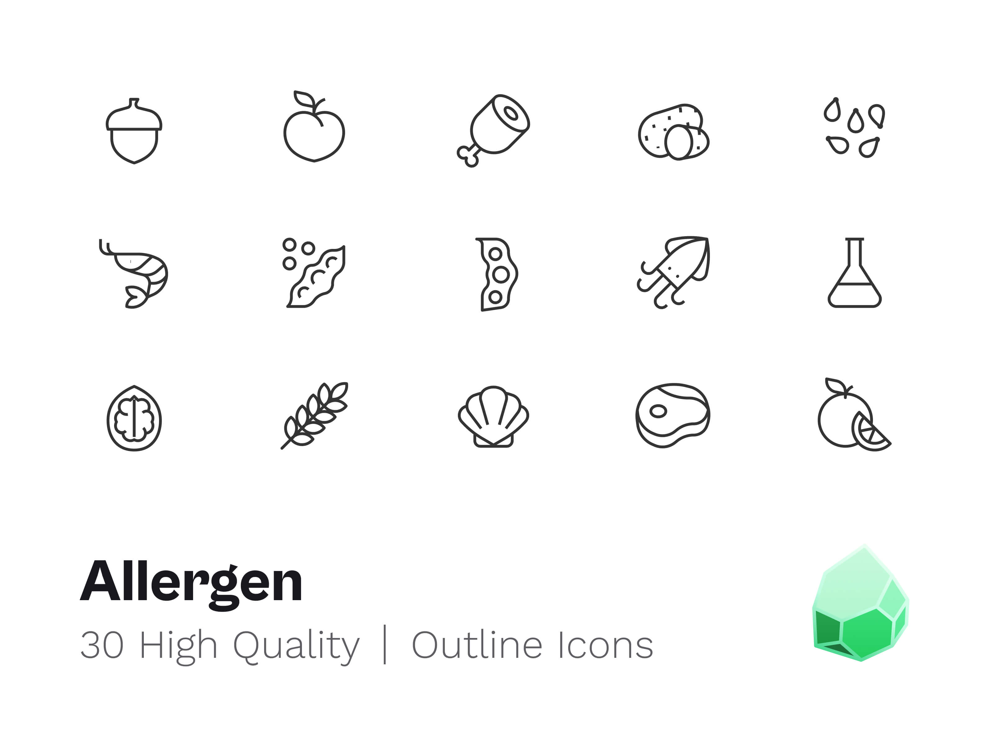Allergen Icon Pack