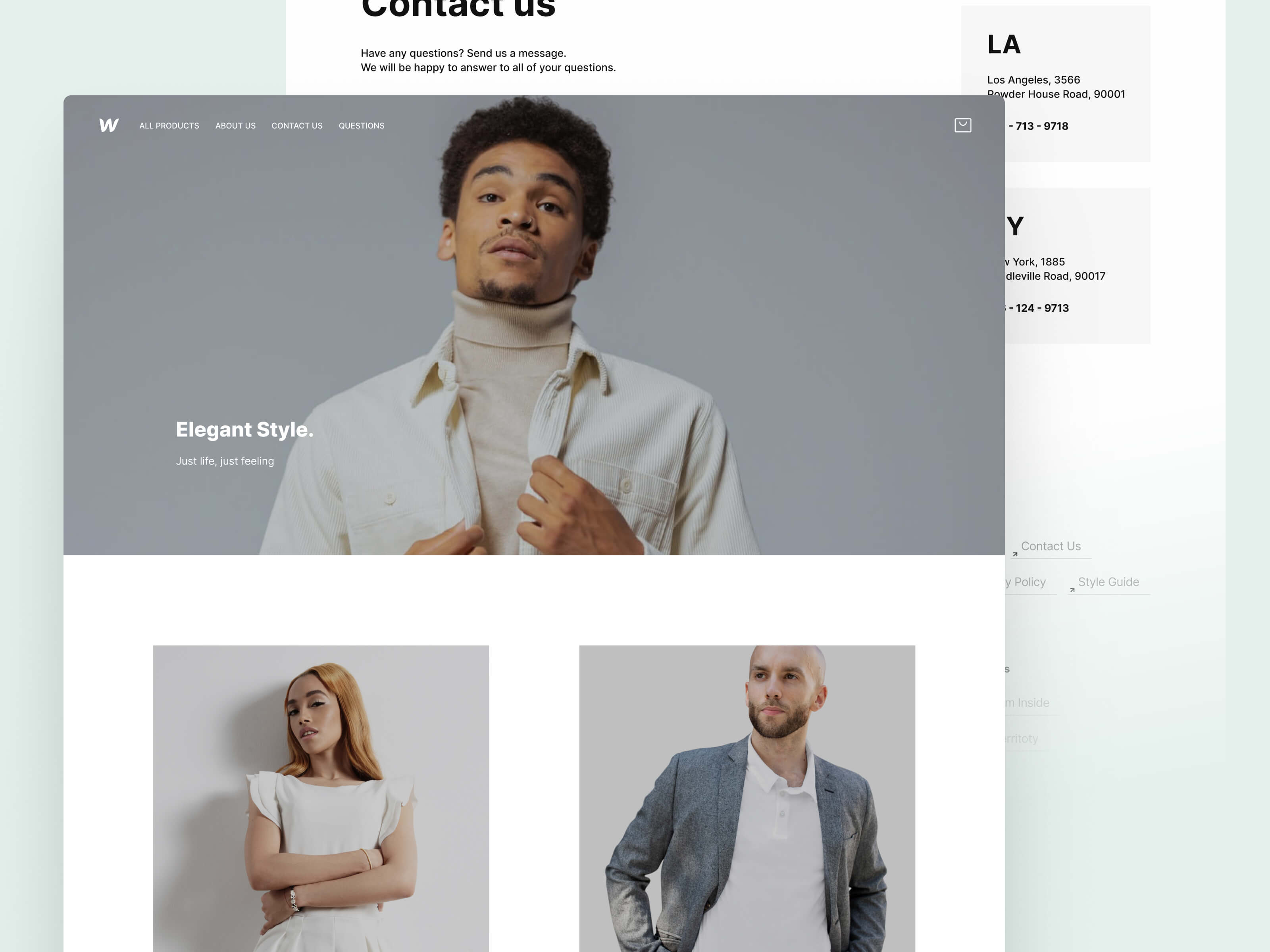 El Store Retail Website Template