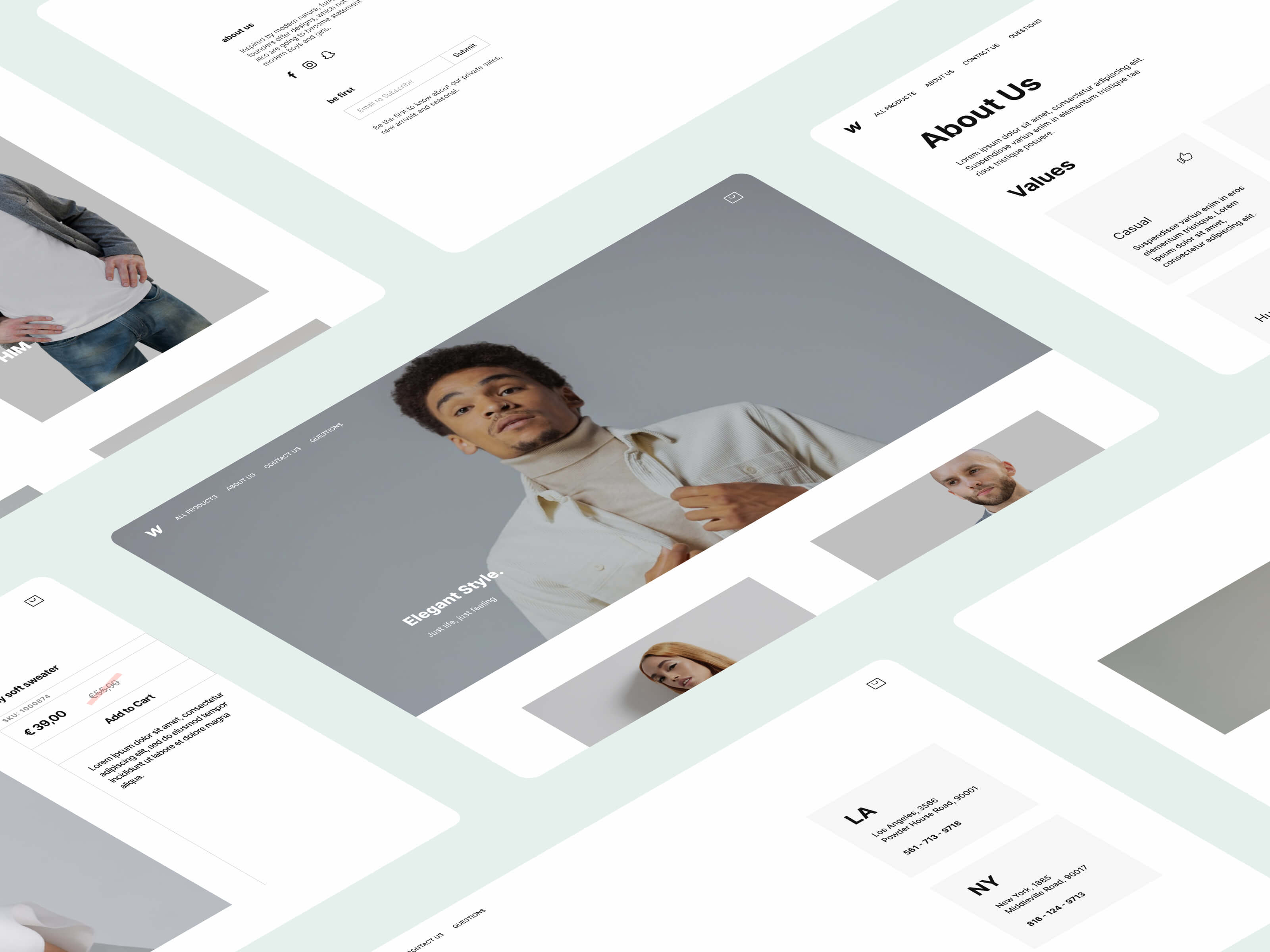 El Store Retail Website Template