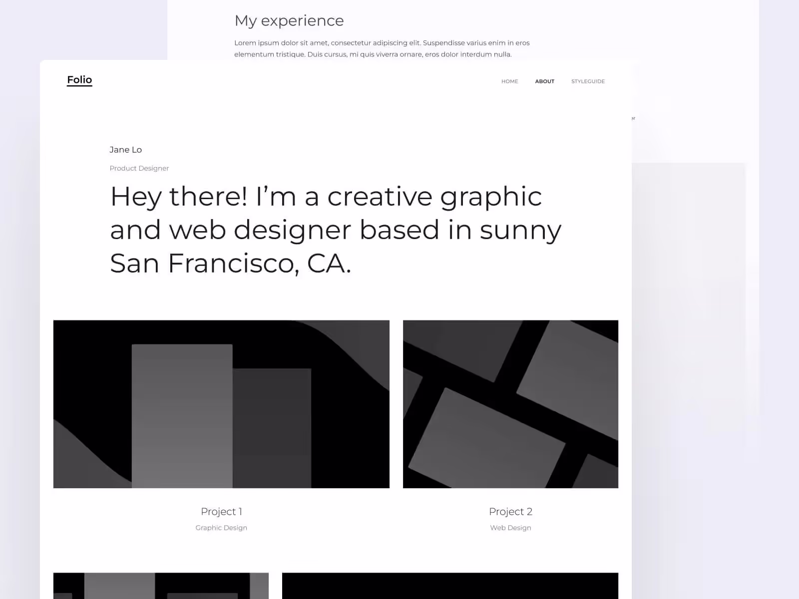 Folio Starter Website Template