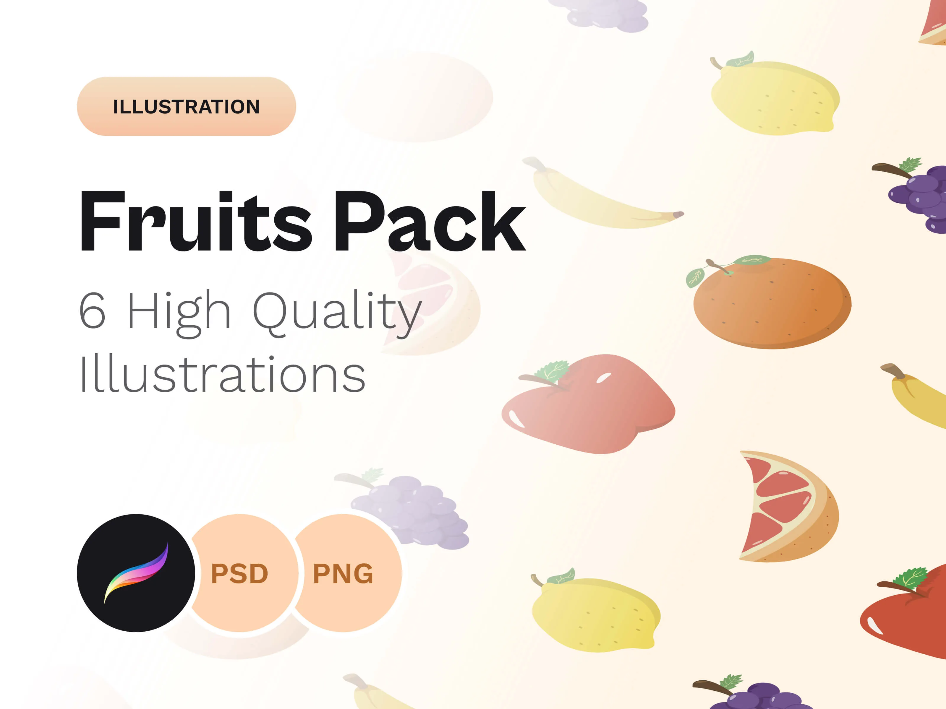 Fruits Illustration Pack
