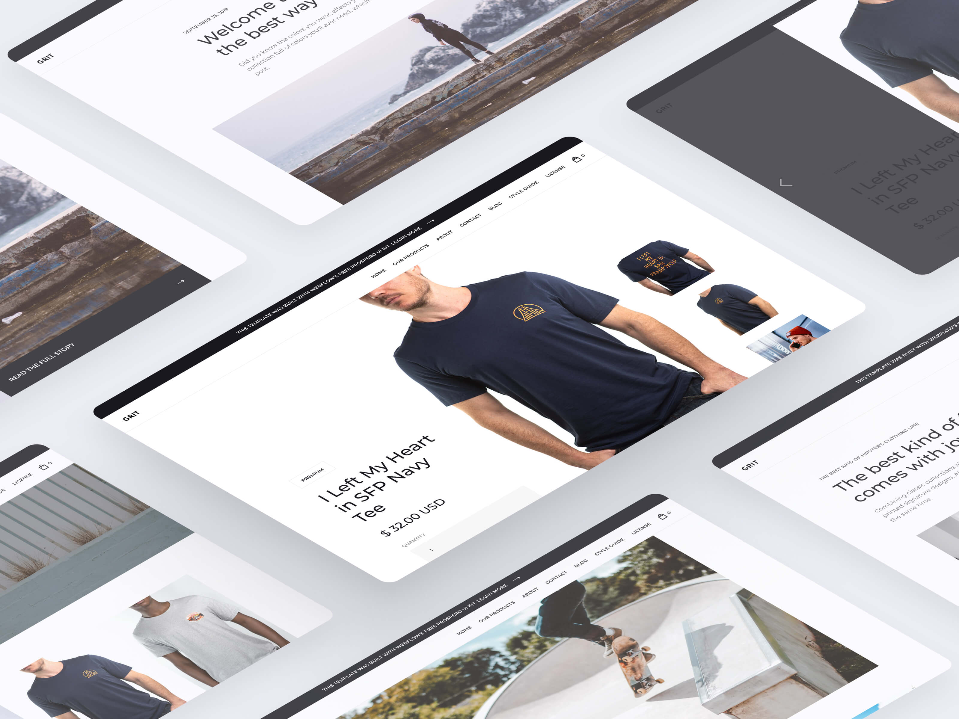 Grit Retail Website Template